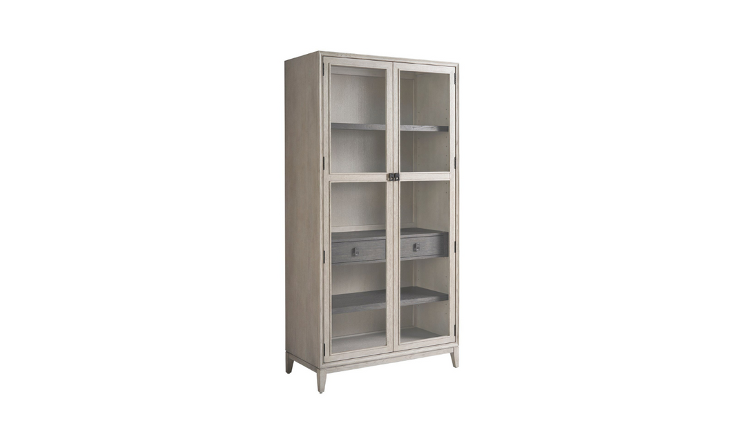 Universal Canseco Display Cabinet in Rolling Fog