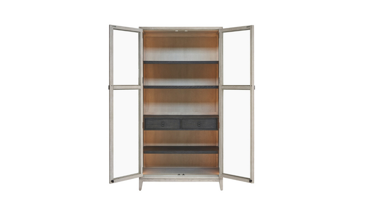 Universal Canseco Display Cabinet in Rolling Fog-jennifer furniture