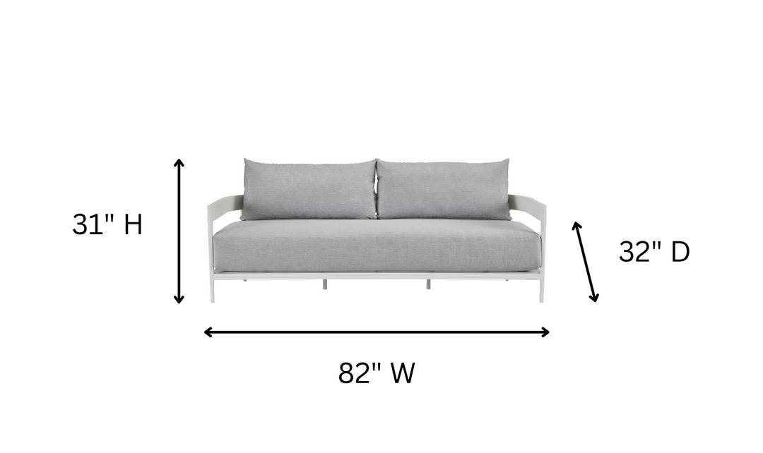 Universal South Beach Sofa With Light Gray-jennifer furniture