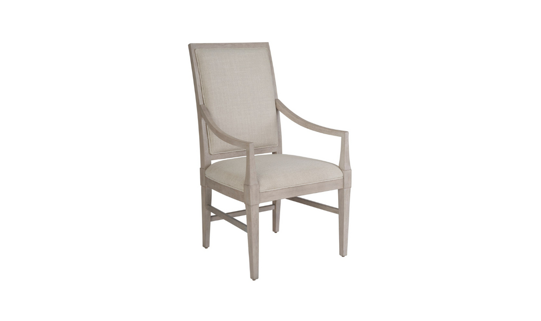 Universal Furniture Coalesce Arm Chair in Light Gray