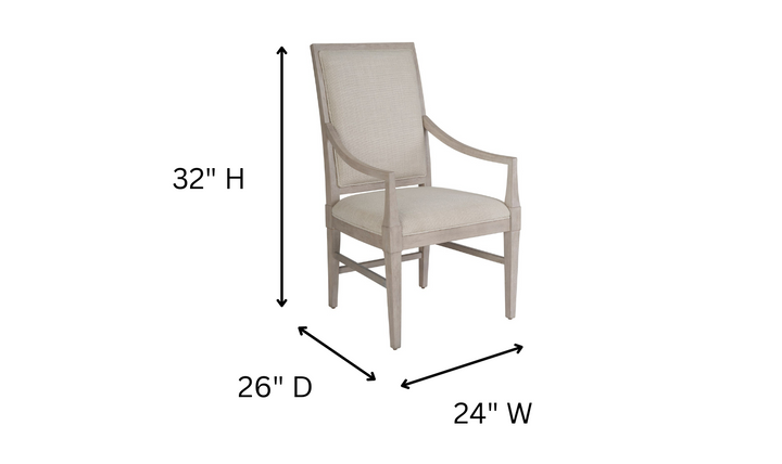 Universal Furniture Coalesce Arm Chair in Light Gray-jennifer funriture