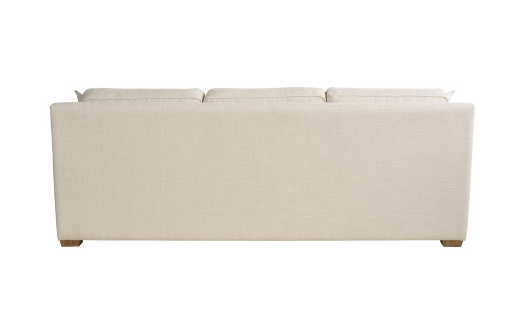 Universal Furniture Leah 3-Seater Fabric Sofa in White