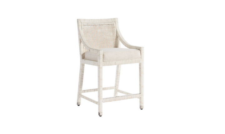 Universal Furniture Longboat Counter Chair in White-jennifer furniture