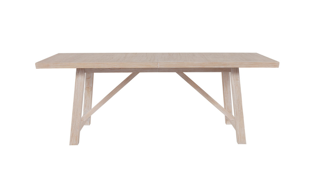 Universal Furniture Getaway Rectangular Wooden Dining Table With Rustic Oak Finish