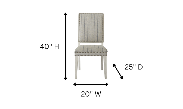 Universal Furniture Hamptons Dining Chair With Nailhead Finish
