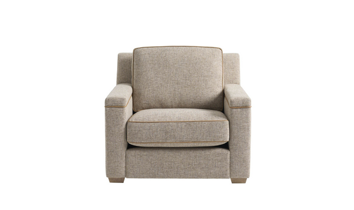 Universal Furniture Liam Brown Fabric Sofa Chair