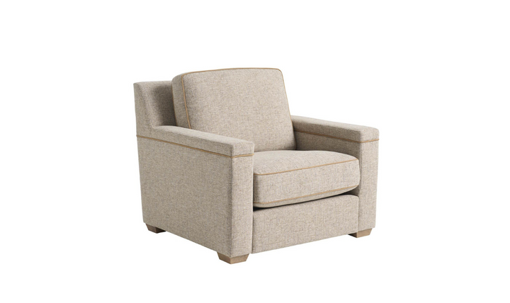 Universal Furniture Liam Brown Fabric Sofa Chair