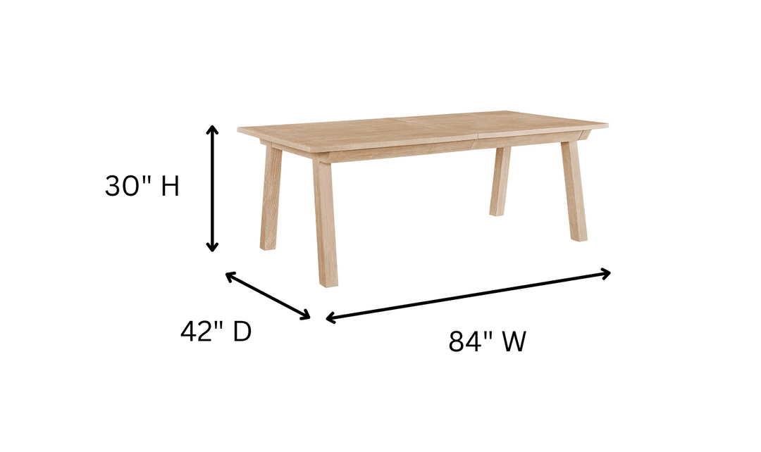 Universal Furniture Miller Wooden Dining Table in Oak Light Brown