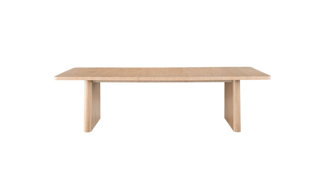 Universal Furniture Nomad Wooden Dining Table in White Oak Finish