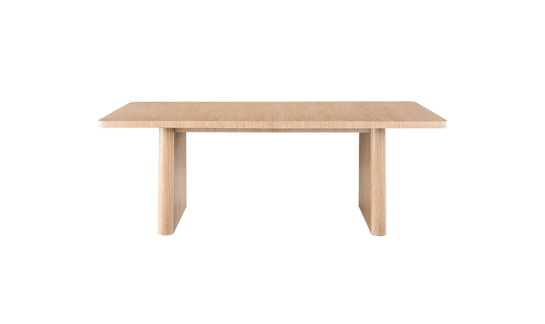 Universal Furniture Nomad Wooden Dining Table in White Oak Finish