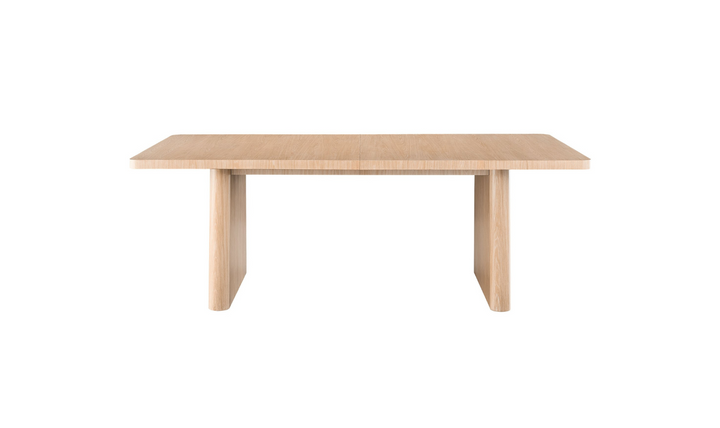 Universal Furniture Nomad Wooden Dining Table in White Oak Finish