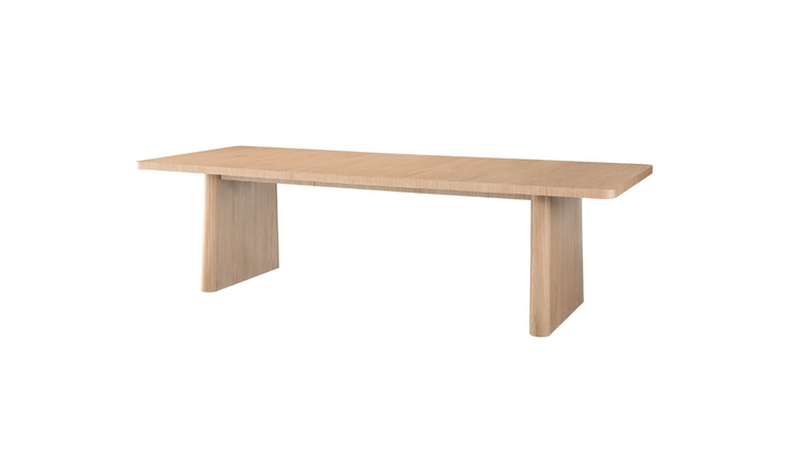Universal Furniture Nomad Wooden Dining Table in White Oak Finish