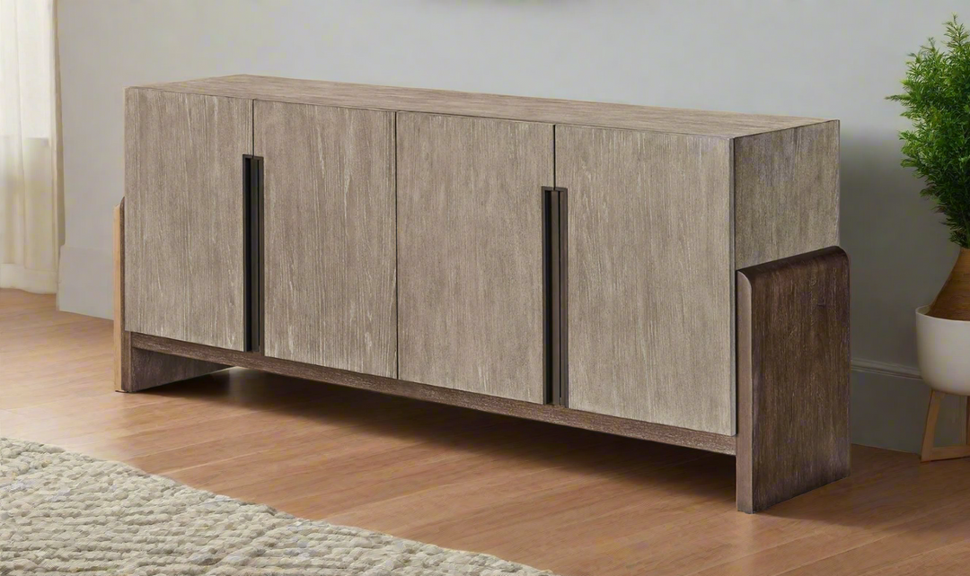 Universal Pescadero Credenza With Adjustable Shelves-jennifer funriture