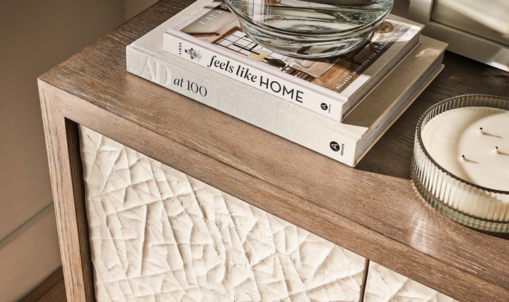 Universal San Roque Console With Adjustable Shelves-jennifer furniture