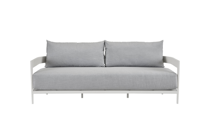 Universal Furniture South Beach Sofa With Light Gray Oversized Seat Cushions