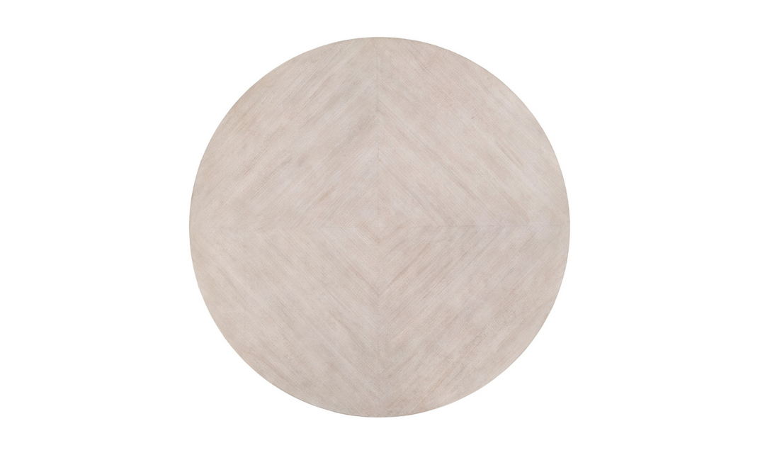 Universal Topanga Round Dining Table in Silver Fox