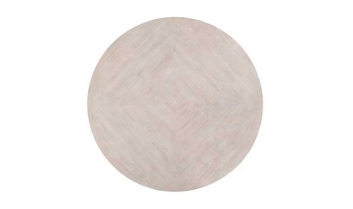 Universal Topanga Round Dining Table in Silver Fox