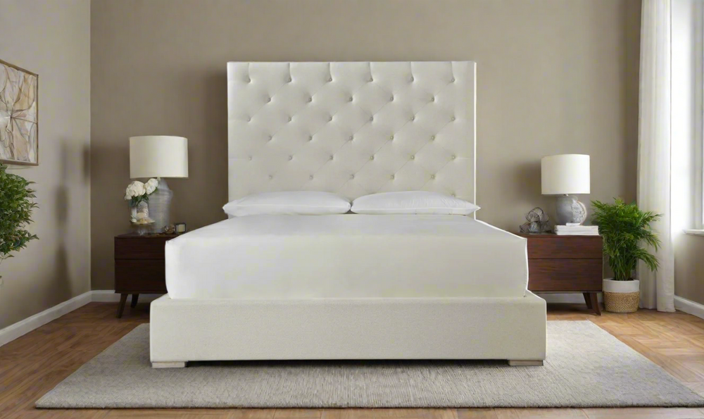Universal Furniture Brando Cal King Bed in Quartz finish-jennifer furniture