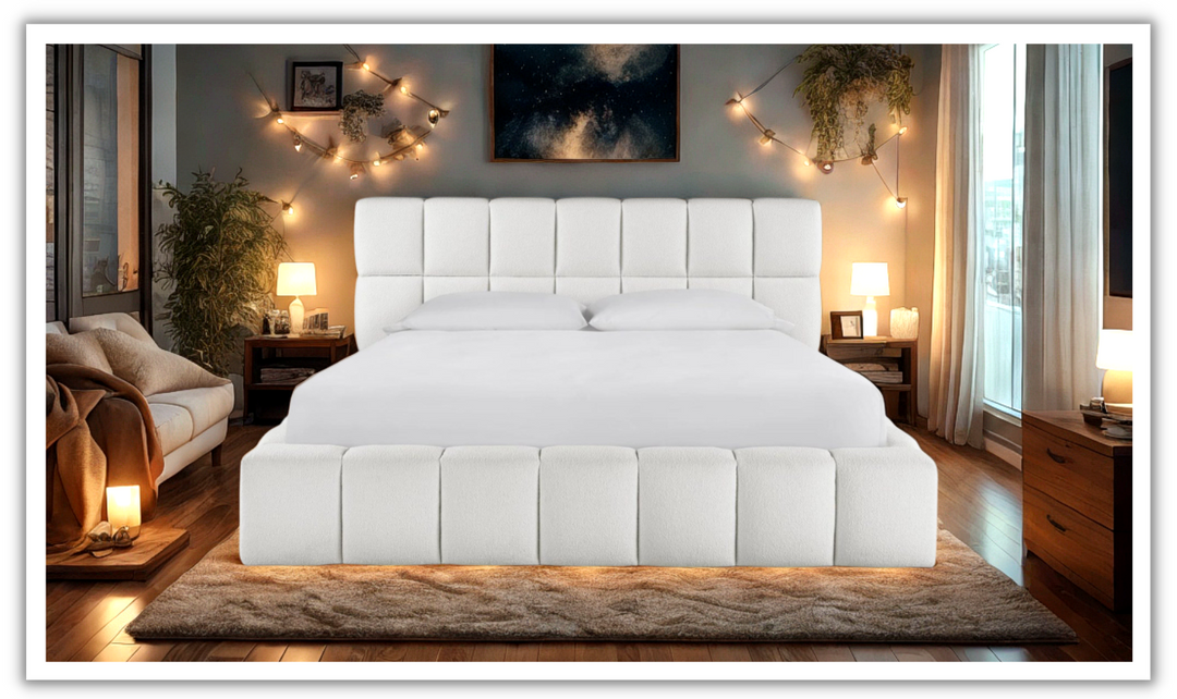Universal Furniture Colina Upholstered Platform Bed (King / Queen Size)-jennifer furniture