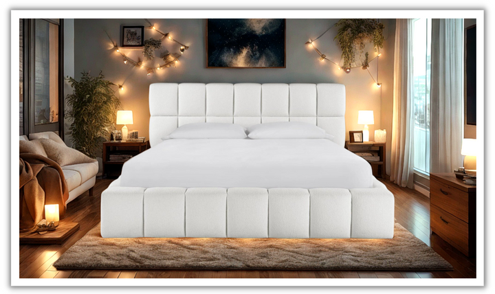 Universal Furniture Colina Upholstered Platform Bed (King / Queen Size)-jennifer furniture