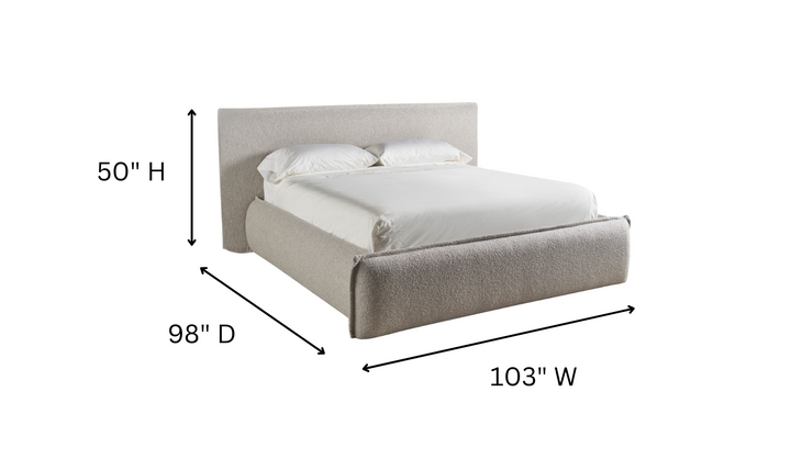 Universal Furniture Modern Lux Upholstered King-Sized Bed