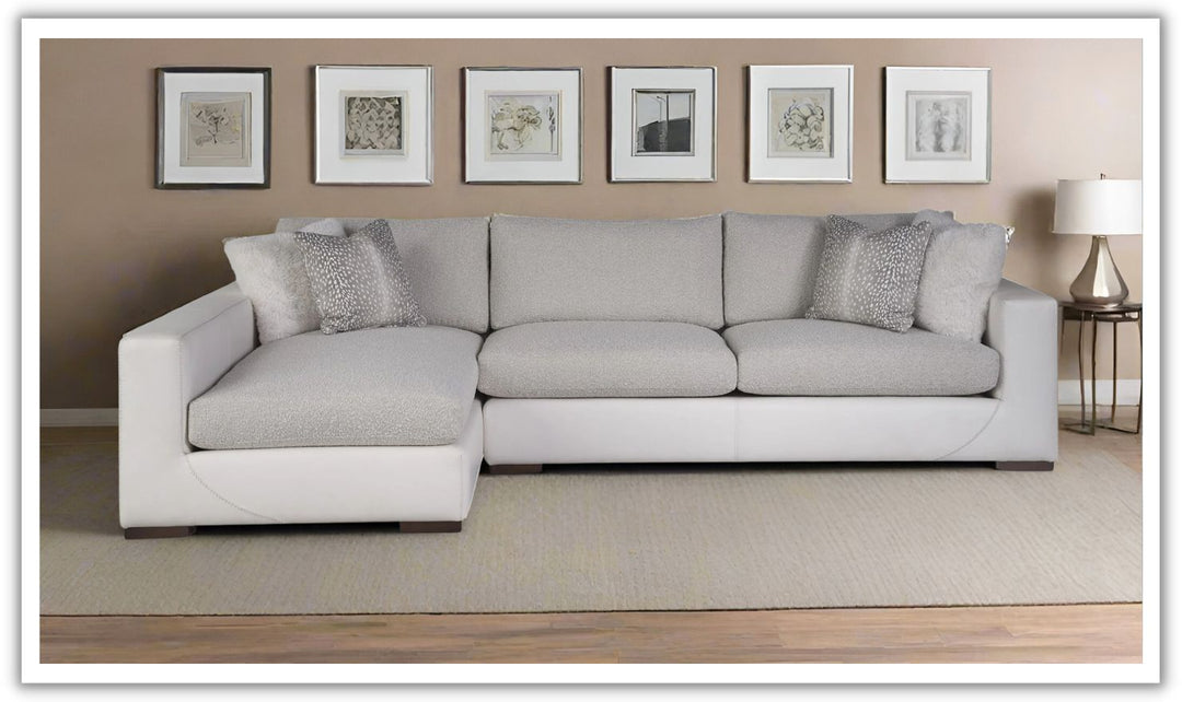 Universal Furniture Shelborne 2 Piece Sectional Sofa in snow
