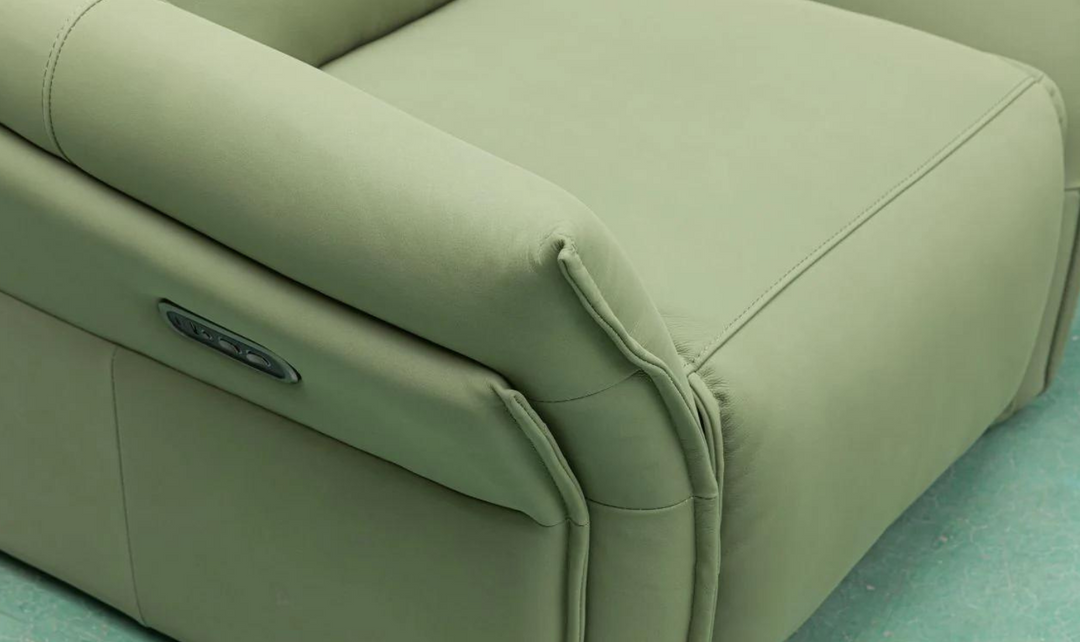 Klaussner Vittoria Power Reclining Chair With Power Headrest & Footrest