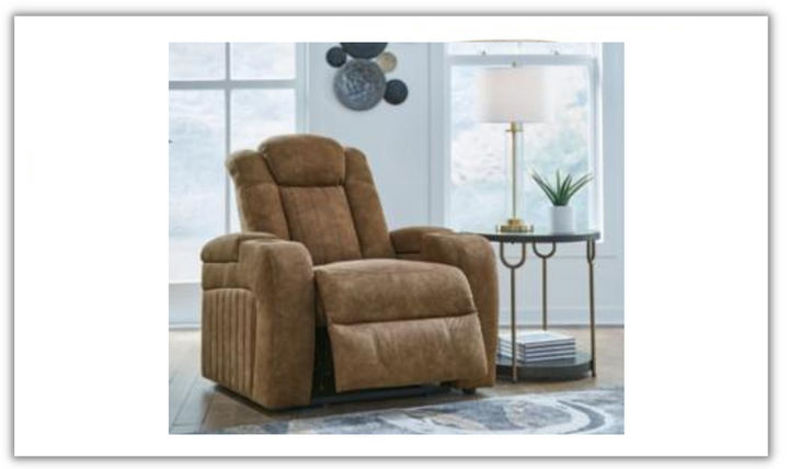 Wolfridge Leather Power Reclining Living Rom Set With Storage Console (2/3 Pieces)