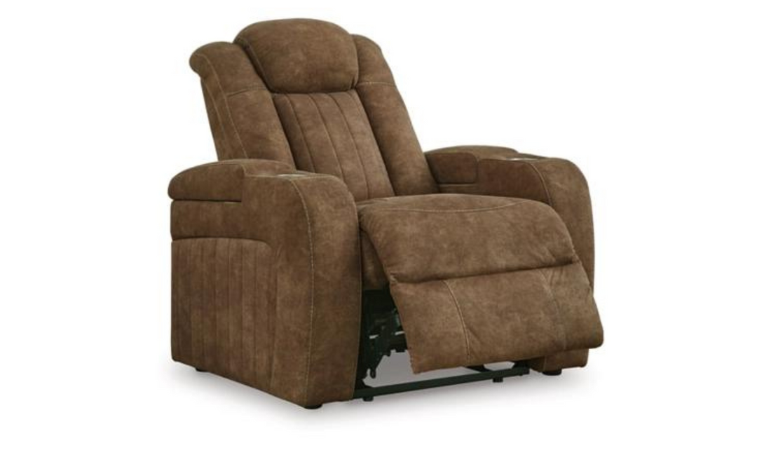 Wolfridge Leather Power Reclining Living Rom Set With Storage Console (2/3 Pieces)