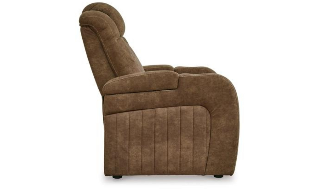 Wolfridge Leather Power Reclining Living Rom Set With Storage Console (2/3 Pieces)