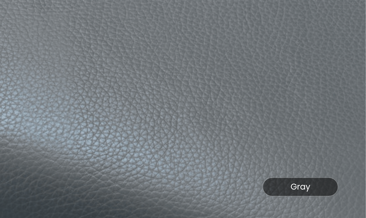 Gio Italia Hailey Adobe Leather Power Reclining Living Room Set in Gray