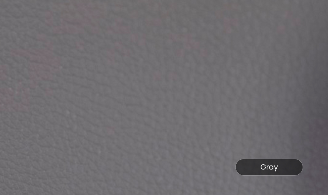 Gio Italia Leather Left-Hand Facing Sectional Sofa in Gray