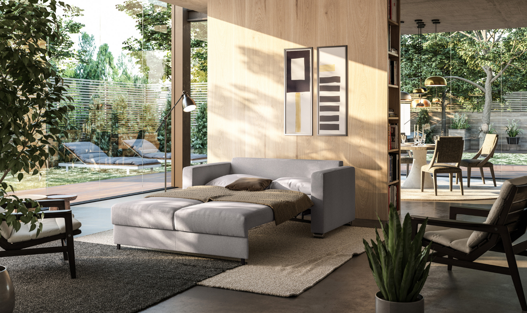 Luonto Fantasy Sofa Sleeper With Level Function & Foam Mattress-Jennifer Furniture