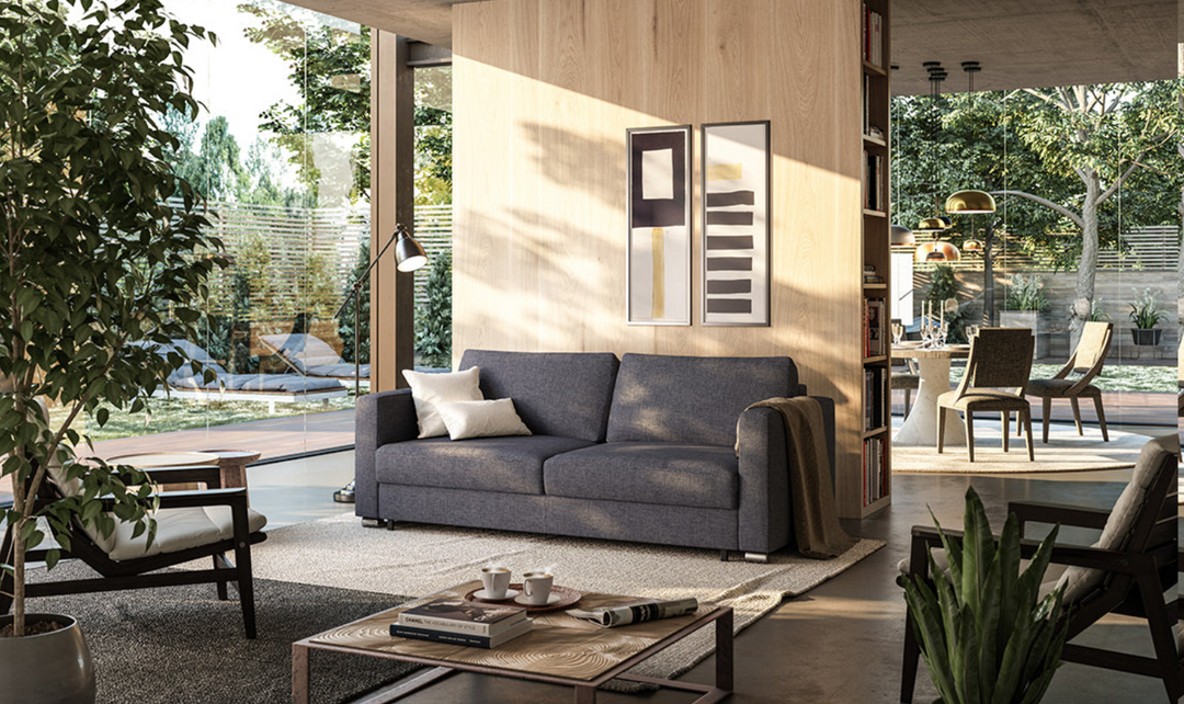 Luonto Fantasy Sofa Sleeper With Level Function & Foam Mattress-Jennifer Furniture