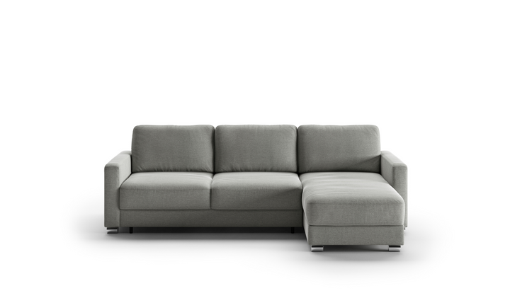 Luonto Hampton L-Shaped Fabric Sectional Sofa Sleeper with Reversible Chaise
