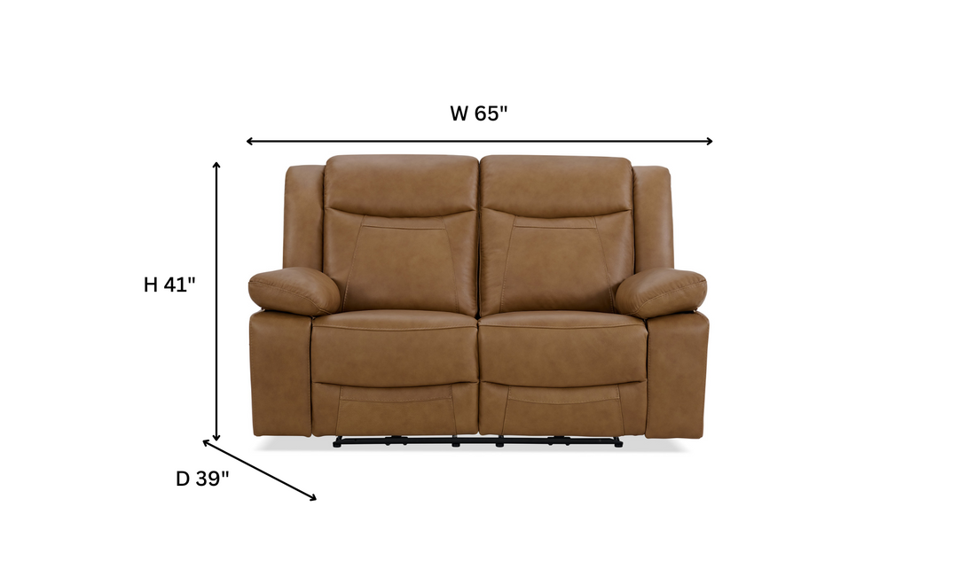 Gio Italia Wyatt Leather Loveseat in Light Grey-Jennifer Furniture