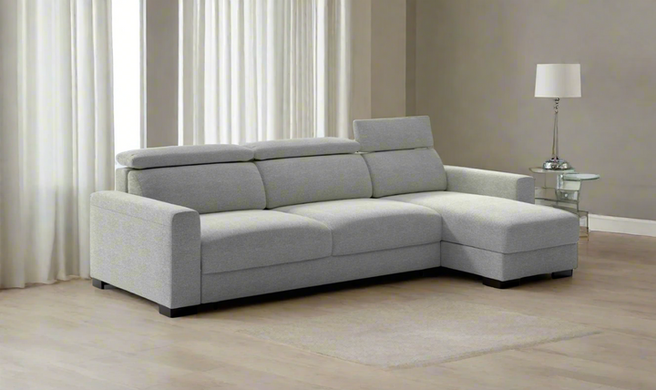 Luonto Elliot Reversible Chaise Sleeper Sectional Sofa (King/Queen)-Jennifer Furniture