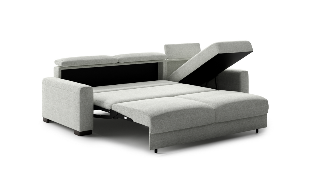 Luonto Elliot Reversible Chaise Sleeper Sectional Sofa (King/Queen)-Jennifer Furniture