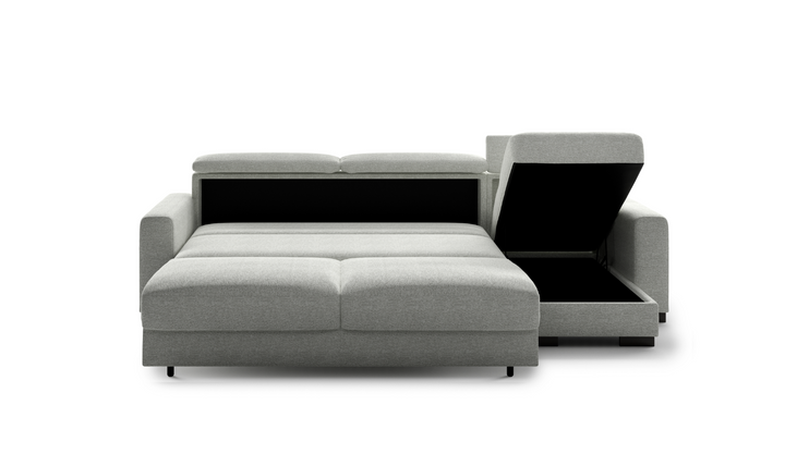 Luonto Elliot Reversible Chaise Sleeper Sectional Sofa (King/Queen)-Jennifer Furniture