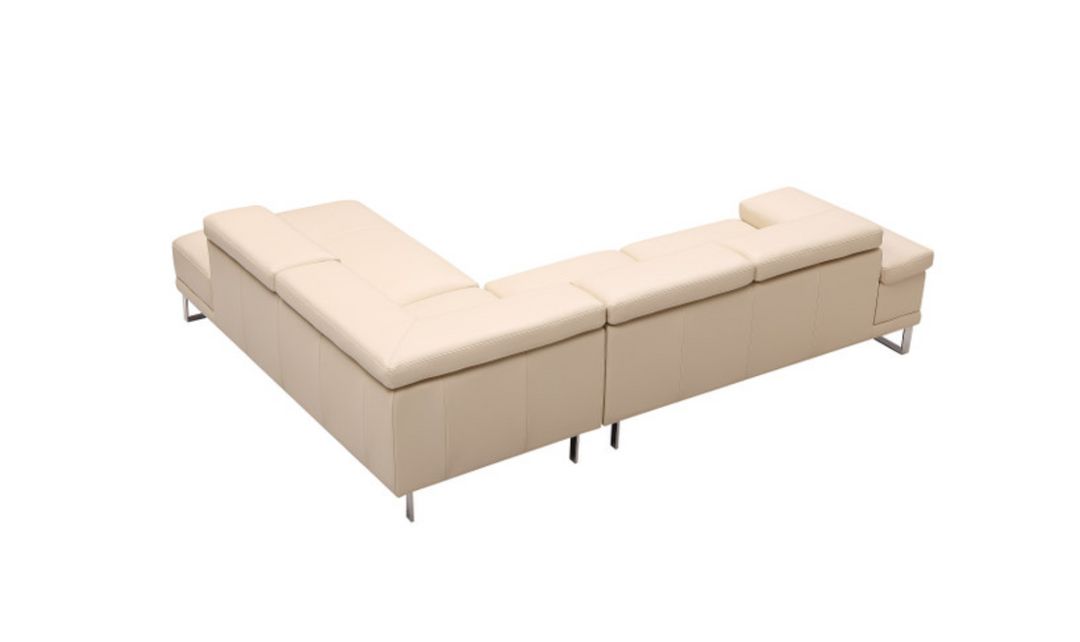 Gio Italia Baxter Sectional with Facing Right + Left Chaise-Jennifer Furniture