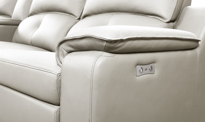 Gio Italia Thompson Recliner Sectional in Smoke Taupe-Jennifer Furniture