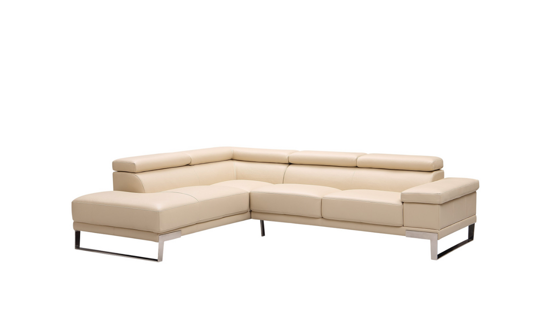 Gio Italia Baxter Sectional with Facing Right + Left Chaise-Jennifer Furniture