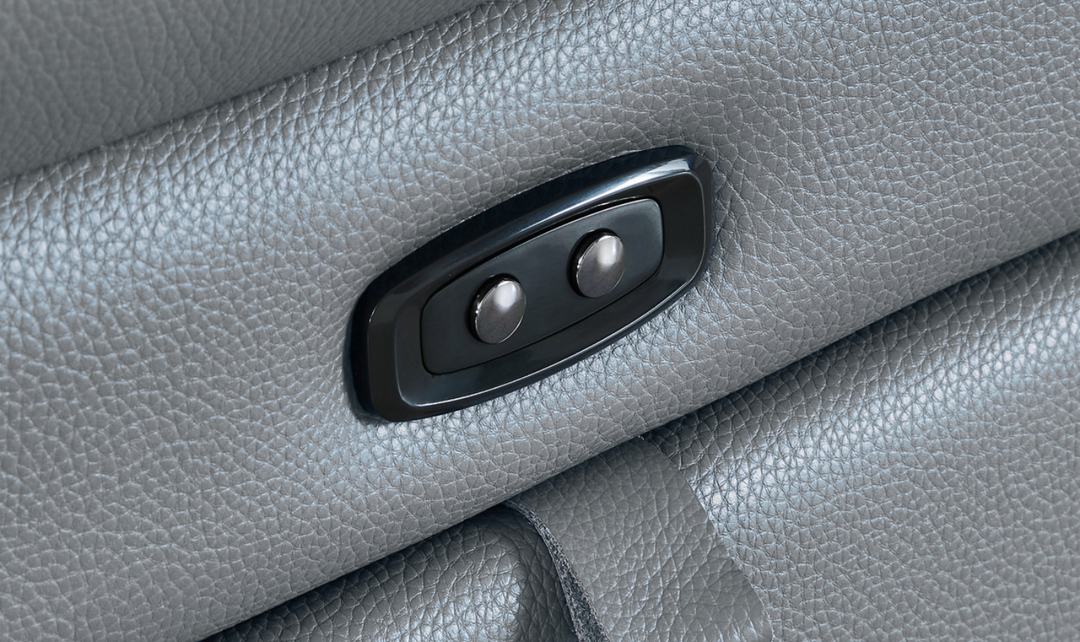 Gio Italia Living Room Set Hailey Adobe Leather Power Recliner Sofa in Gray-Jennifer Furniture