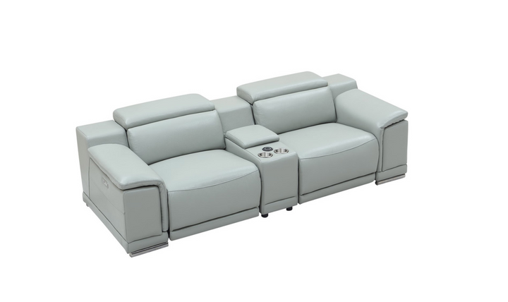 Gio Italia Hartley 2 Piece Loveseat with 2 PWR Recliners-Jennifer Furniture
