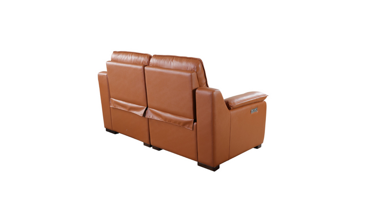 Gio Italia Thompson Loveseat with 2 electric recliners-Jennifer Furniture