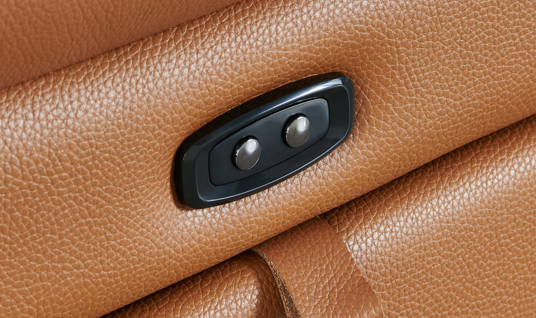 Gio Italia Living Room Set Hailey Adobe Leather Power Recliner Sofa-Jennifer Furniture