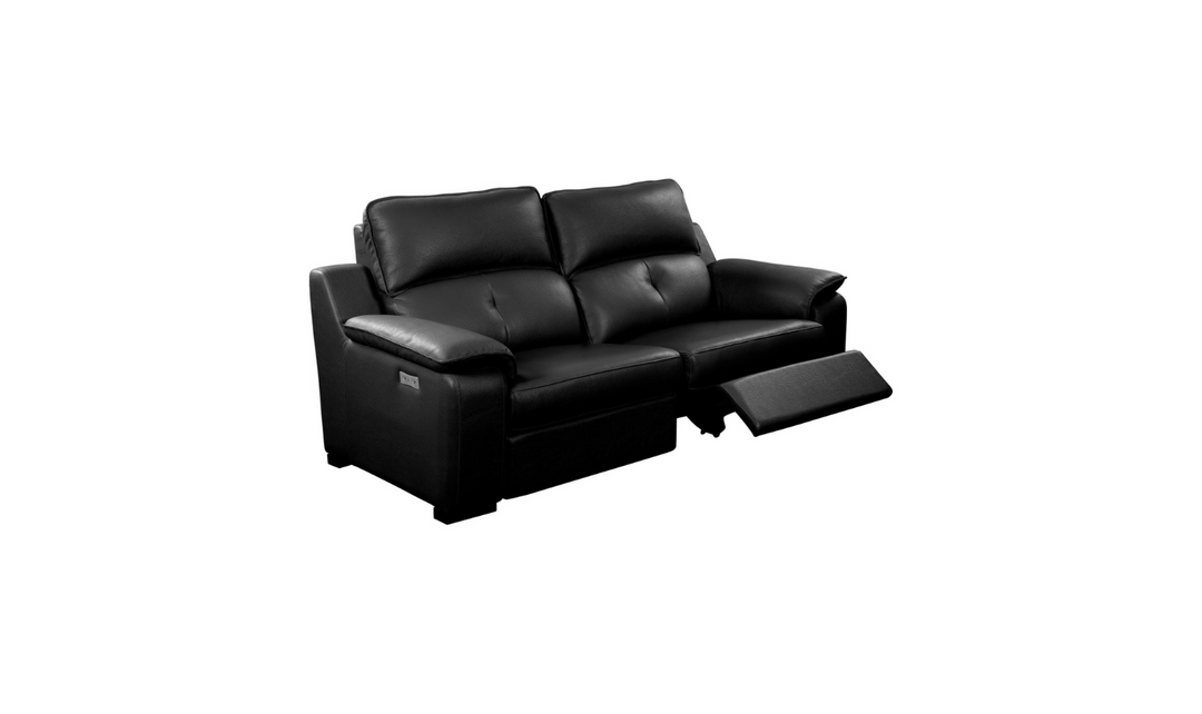 Gio Italia Thompson Loveseat with 2 electric recliners-Jennifer Furniture