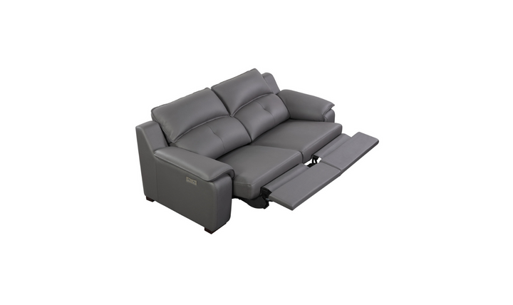 Gio Italia Thompson Loveseat with 2 electric recliners-Jennifer Furniture