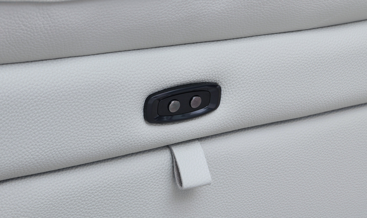 Gio Italia Living Room Set Hailey Smoke Gray Leather Power Recliner Sofa-Jennifer Furniture