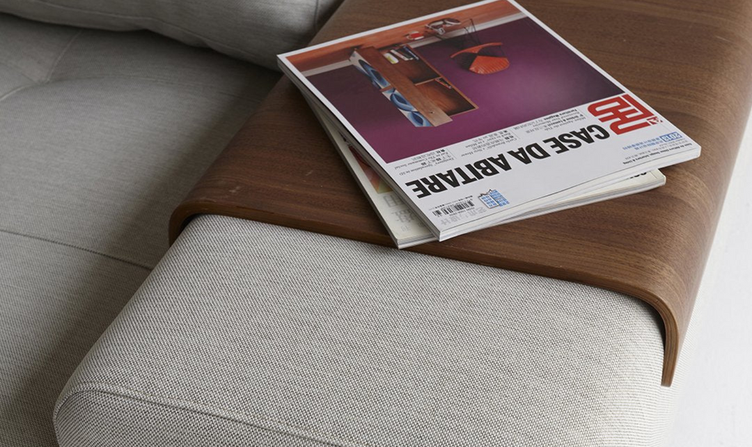 Innovation Living Grand DEL 2-Seater Fabric Sofa Bed with Ottoman-Jennifer Furniture